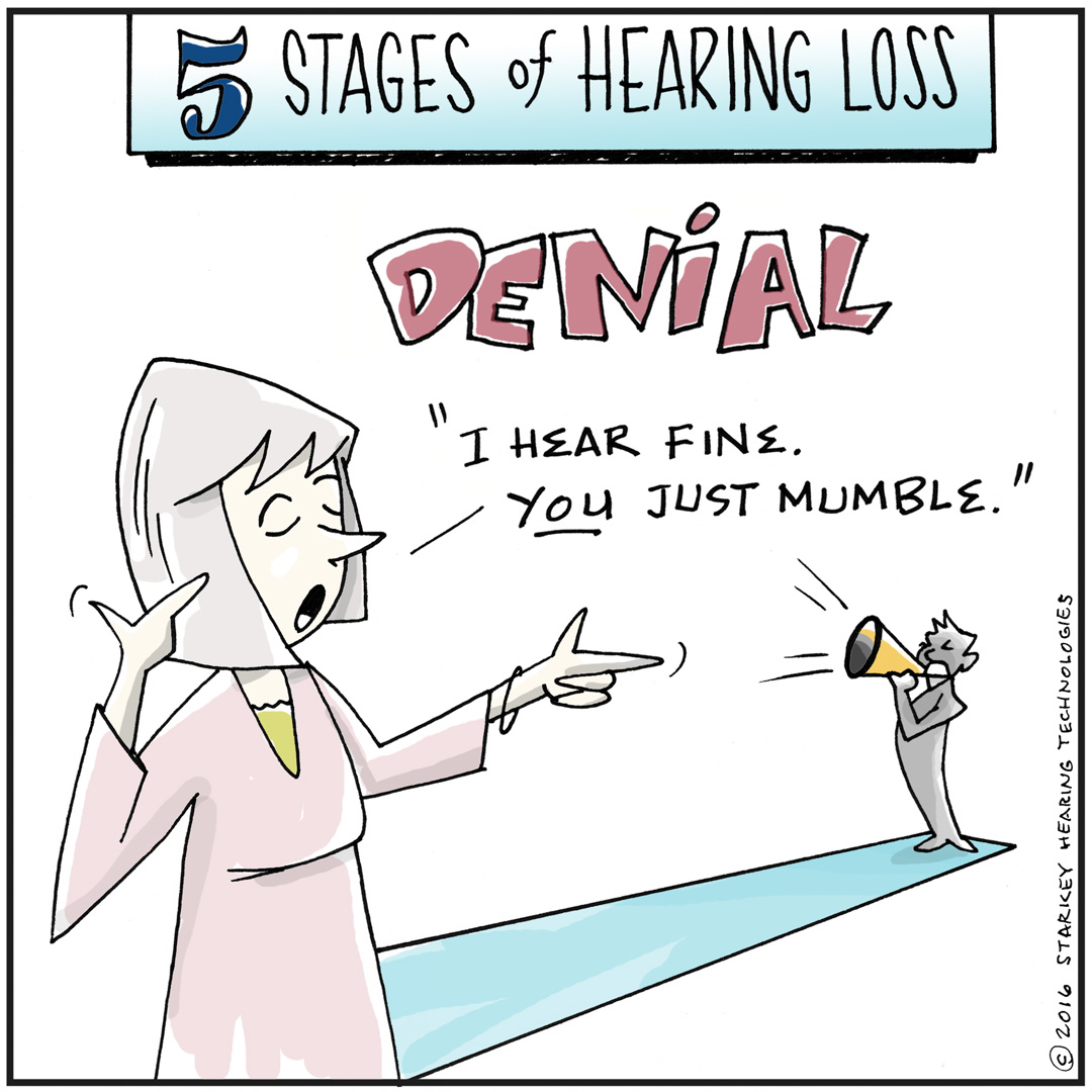 In denial about hearing loss